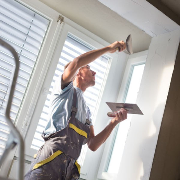 plastering